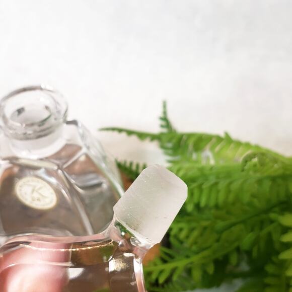 Vintage Bleikristall Perfume Bottle Decanter Heart 24% lead crystal West Germany - Picture 7 of 8